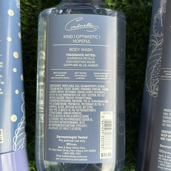 DISNEY PRINCESS Cinderella Body Cream Body Wash Fragrance Mist Limited Edition - Picture 4 of 5